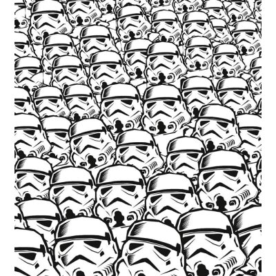 Komar Fototapeten IADX5-015 Vlies Fototapete - Star Wars Stormtrooper Swarm - Größe 250 x 280 cm