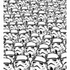 Komar Fototapeten IADX5-015 Vlies Fototapete - Star Wars Stormtrooper Swarm - Größe 250 x 280 cm