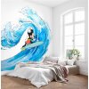 Komar Fototapeten IADX6-007 Vlies Fototapete - Mickey Surfing - Größe 300 x 280 cm