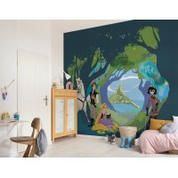 Komar Fototapeten IADX7-001 Vlies Fototapete - Tangled - Größe 350 x 280 cm