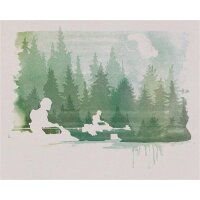 Komar Fototapeten IADX7-006 Vlies Fototapete - Star Wars Endor Speeders - Größe 350 x 280 cm