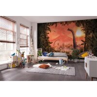 Komar Fototapeten IAX10-0021 Vlies Fototapete - Brachiosaurus Panorama - Größe 500 x 280 cm