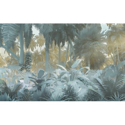Komar Fototapeten P015-VD4 Vlies Fototapete - Misty Jungle - Größe 400 x 250 cm
