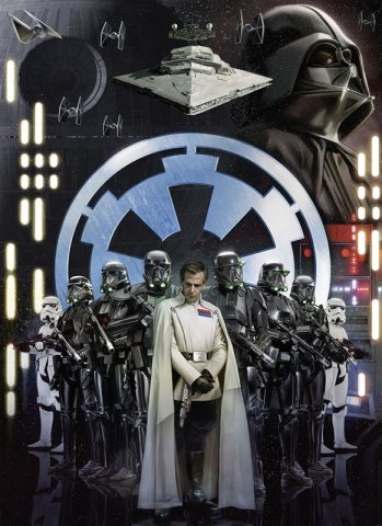 Komar Fototapeten 009-DVD2 Vlies Fototapete - Star Wars Empire - Größe 200 x 275 cm