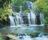 Komar Fototapeten 256-DV3 Vlies Fototapete - Pura Kaunui Falls - Größe 300 x 250 cm