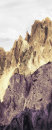 Komar Fototapeten 6008B-VD1 Vlies Fototapete - Peaks Color Panel - Größe 100 x 250 cm