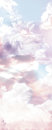 Komar Fototapeten 6027A-VD1 Vlies Fototapete - Clouds Panel - Größe 100 x 250 cm