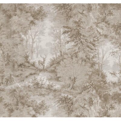 302744 Rasch Textil Linen House Digitales Wandbild