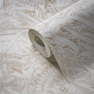 AS 395601 Tapeten A.S Creation Farbe Beige Weiß Gold Metallic  Smart Surfaces Vliestapete