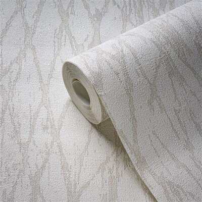 AS 395631 Tapeten A.S Creation Farbe Weiß Beige Creme Silber Metallic Smart Surfaces Vliestapete