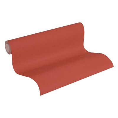 AS 371785 Tapeten A.S Creation Farbe Rot     Retro Chic Vliestapete