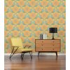 AS 395301 Tapeten A.S Creation Farbe Blau Gelb Grün Orange  Braun Retro Chic Vliestapete