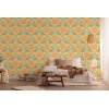 AS 395301 Tapeten A.S Creation Farbe Blau Gelb Grün Orange  Braun Retro Chic Vliestapete