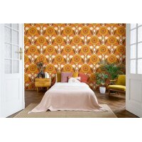 AS 395304 Tapeten A.S Creation Farbe Braun Gelb Orange Rot  Beige Retro Chic Vliestapete