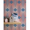 AS 395322 Tapeten A.S Creation Farbe Blau Rot Rosa   Retro Chic Vliestapete