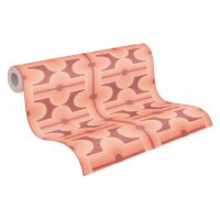 AS 395332 Tapeten A.S Creation Farbe Rot Orange    Retro...
