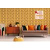 AS 395334 Tapeten A.S Creation Farbe Braun Gelb Orange   Retro Chic Vliestapete