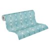 AS 395342 Tapeten A.S Creation Farbe Blau Creme Weiß Hellblau  Retro Chic Vliestapete