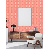 AS 395344 Tapeten A.S Creation Farbe Rot Creme Weiß Rosa  Retro Chic Vliestapete