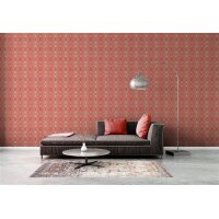 AS 395344 Tapeten A.S Creation Farbe Rot Creme Weiß Rosa  Retro Chic Vliestapete