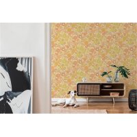 AS 395355 Tapeten A.S Creation Farbe Gelb Grün Braun Orange Creme Retro Chic Vliestapete
