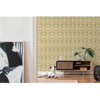 AS 395361 Tapeten A.S Creation Farbe Grün Creme    Retro Chic Vliestapete