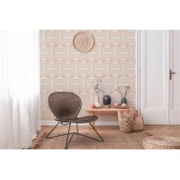 AS 395365 Tapeten A.S Creation Farbe Beige Creme Rosa   Retro Chic Vliestapete
