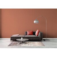 AS 395385 Tapeten A.S Creation Farbe Orange Rot Rosa   Retro Chic Vliestapete