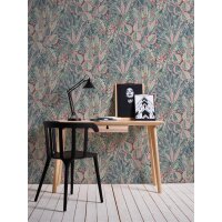 AS 396532 Tapeten A.S Creation Farbe Blau Grün Rot   Stories of Life Satintapete