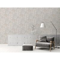 AS 396534 Tapeten A.S Creation Farbe Grau Beige Weiß   Stories of Life Satintapete