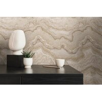 AS 396592 Tapeten A.S Creation Farbe Grau Gold    Stories of Life Satintapete