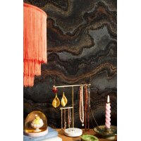 AS 396594 Tapeten A.S Creation Farbe Schwarz Gold    Stories of Life Satintapete