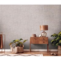 AS 396712 Tapeten A.S Creation Farbe Beige Grau    Stories of Life Profiltapete