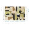DGILA1033 Tapeten Masureel Khroma gelb, braun Wall Designs IV Digitalpanel