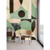 DGILA1053 Tapeten Masureel Khroma grün, creme, braun Wall Designs IV Digitalpanel