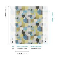 DGILA2012 Tapeten Masureel Khroma blau Wall Designs IV...