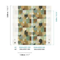 DGILA2022 Tapeten Masureel Khroma braun Wall Designs IV Digitalpanel