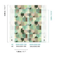 DGILA2051 Tapeten Masureel Khroma grün Wall Designs...