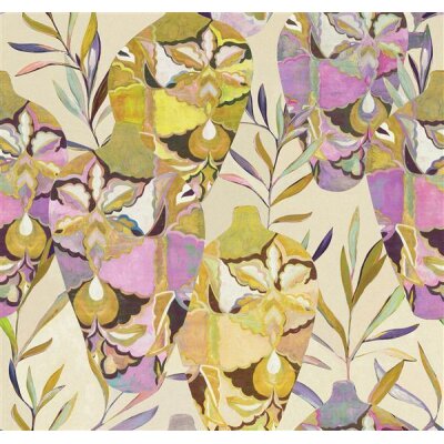 DG4AMP1022-260 Tapeten Masureel Khroma gelb, lila, beige  Wall Designs IV Digitalpanel