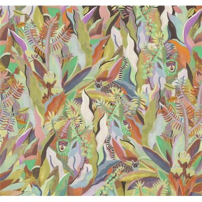 DG4ANI1011-260 Tapeten Masureel Khroma grün, gelb, lila, orange Wall Designs IV Digitalpanel