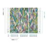 DG4ANI1023-300 Tapeten Masureel Khroma grün, lila, blau Wall Designs IV Digitalpanel