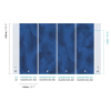 DG4CHA1041-260 Tapeten Masureel Khroma blau Wall Designs IV Digitalpanel