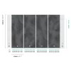 DG4CHA1052-260 Tapeten Masureel Khroma grau Wall Designs IV Digitalpanel
