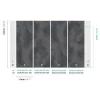 DG4CHA1054-300 Tapeten Masureel Khroma grau Wall Designs...