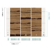 DG4COR1011-300 Tapeten Masureel Khroma braun Wall Designs...