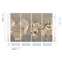 DG4HIV1034-260 Tapeten Masureel Khroma braun Wall Designs...