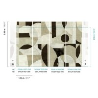 DG4ILA1022-260 Tapeten Masureel Khroma braun Wall Designs...