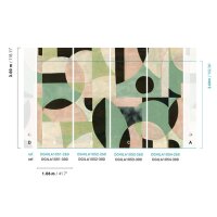 DG4ILA1053-260 Tapeten Masureel Khroma grün, creme,...