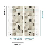 DG4ILA2031-260 Tapeten Masureel Khroma grau, braun Wall...