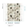 DG4ILA2031-260 Tapeten Masureel Khroma grau, braun Wall Designs IV Digitalpanel
